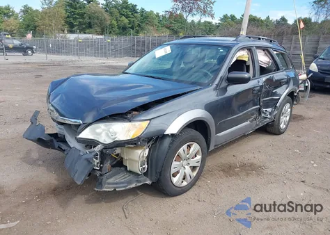 2009 Subaru Outback 2.5I from USA, damaged, VIN 4S4BP60C096337825